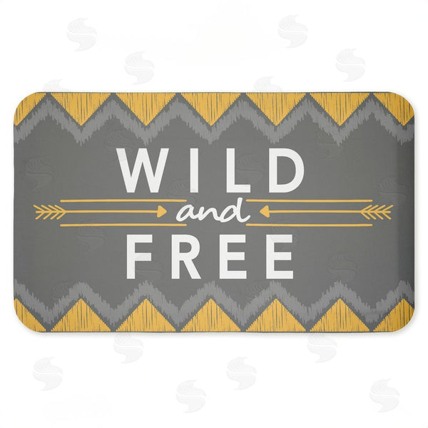 stupell industries Alison Tauber | Desert Boho Wild & Free Anti-Fatigue Mat
