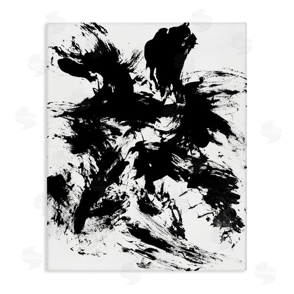 stupell industries Allan Friedlander | Contemporary Black Ink Strokes Wall Art