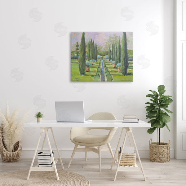 Stupell Industries Allayn Stevens | Elegant Manicured Gardens Landscaped Topiary Greenery Wall Art