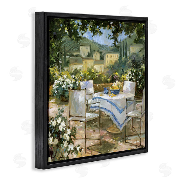 Stupell Industries Allayn Stevens | Floral Villa Patio Scenery Wall Art
