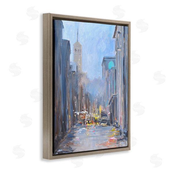 Stupell Industries Allayn Stevens | Rainy City Streets At Dusk Contemporary Urban Architecture Wall Art