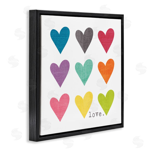 Stupell Industries Alli Rogosich | Alternating Patterned Hearts