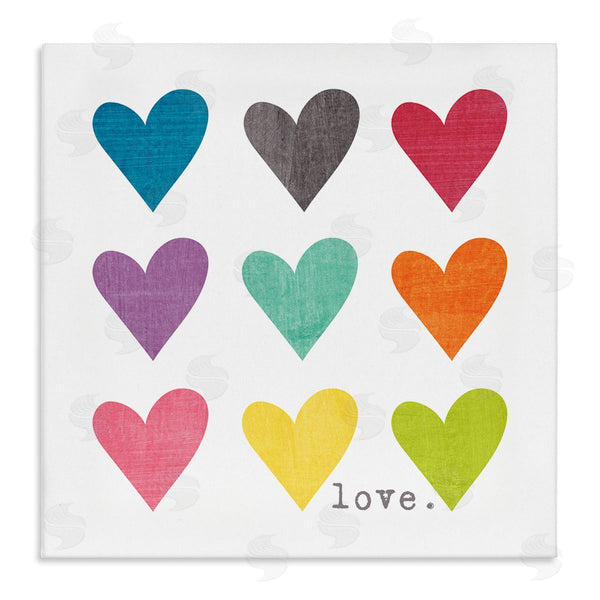 stupell industries Alli Rogosich | Alternating Patterned Hearts