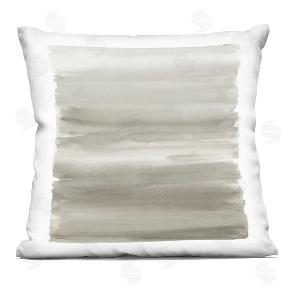 Stupell Industries Allie Corbin | Abstract Grey Gradient Printed Throw Pillow