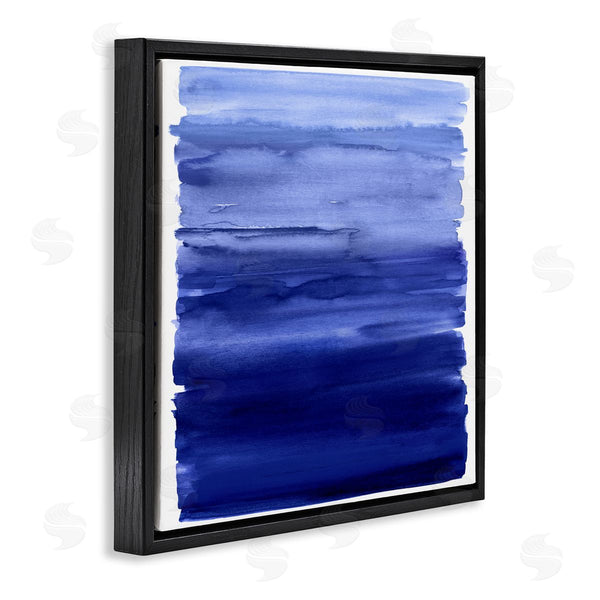 Stupell Industries Allie Corbin | Blue Gradient Brush Strokes Wall Art
