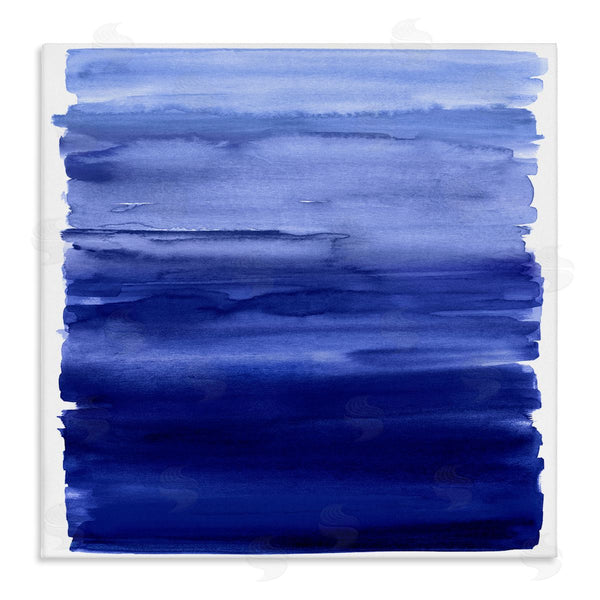 stupell industries Allie Corbin | Blue Gradient Brush Strokes Wall Art