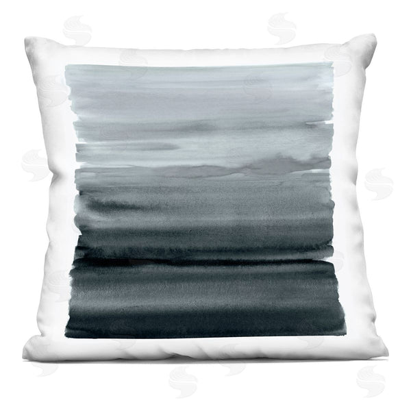 stupell industries Allie Corbin | Monochromatic Grey Gradient Printed Throw Pillow