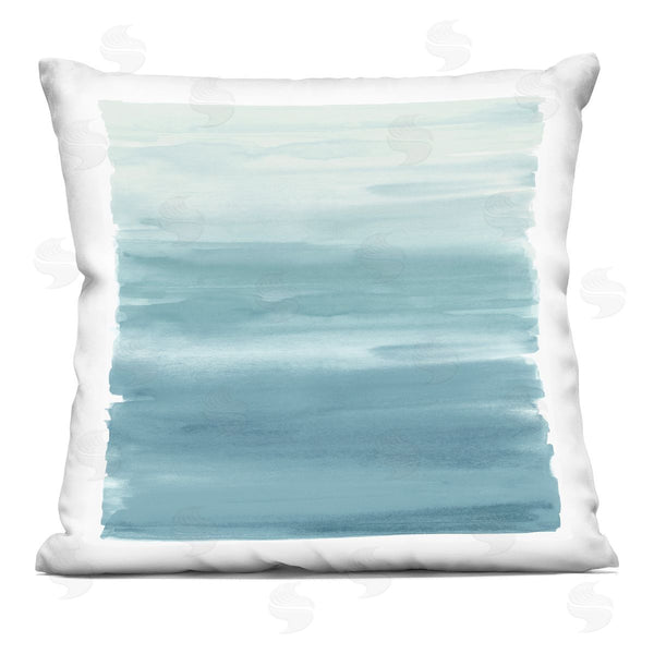 stupell industries Allie Corbin | Muted Blue Gradient Printed Throw Pillow