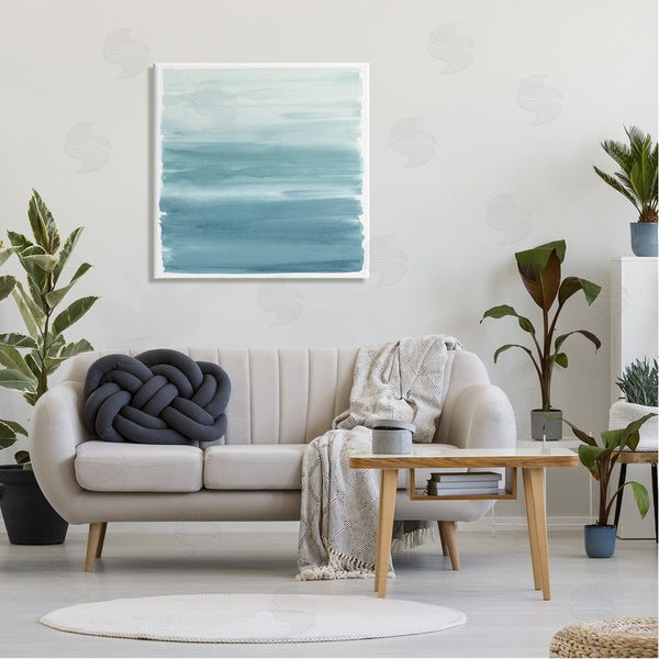 Stupell Industries Allie Corbin | Pale Blue Modern Gradient Wall Art