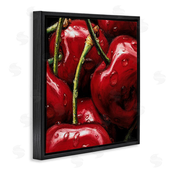 Stupell Industries Alma'Ch | Juicy Red Cherries Close Up Wall Art