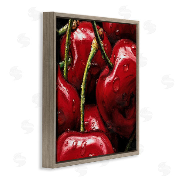 Stupell Industries Alma'Ch | Juicy Red Cherries Close Up Wall Art