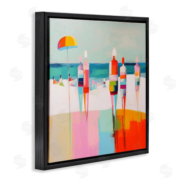 Stupell Industries Alonzo Saunders | Bold Modern Beachgoers