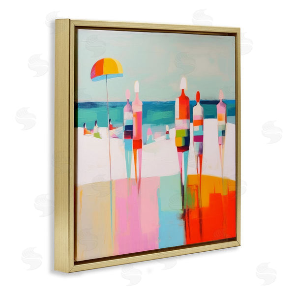 Stupell Industries Alonzo Saunders | Bold Modern Beachgoers