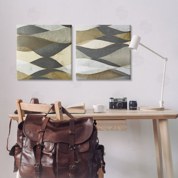 Stupell Industries Alonzo Saunders | Contemporary Layered Waves Wall Art
