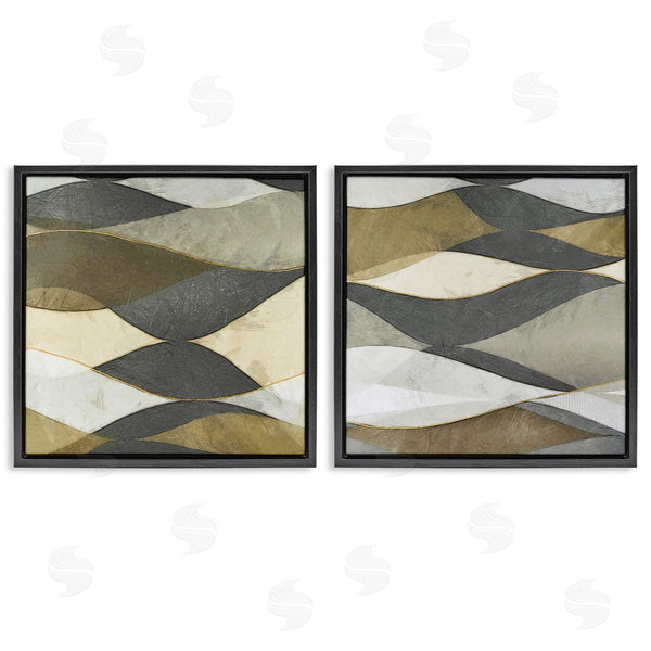 Stupell Industries Alonzo Saunders | Contemporary Layered Waves Wall Art