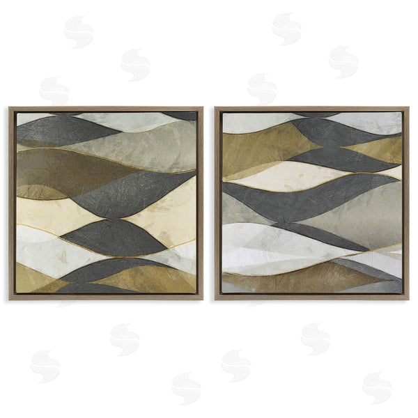Stupell Industries Alonzo Saunders | Contemporary Layered Waves Wall Art