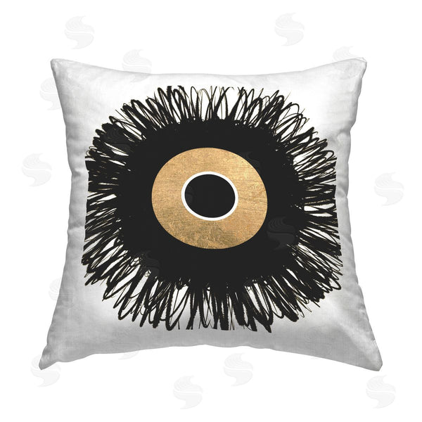 stupell industries Alonzo Saunders | Contemporary Shape with Glam Printed Throw Pillow