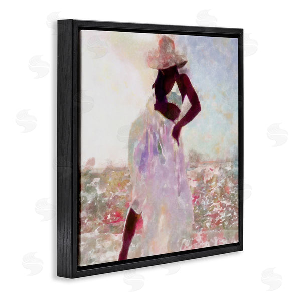 Stupell Industries Alonzo Saunders | Fashion Style Female Dancing In Floral Field