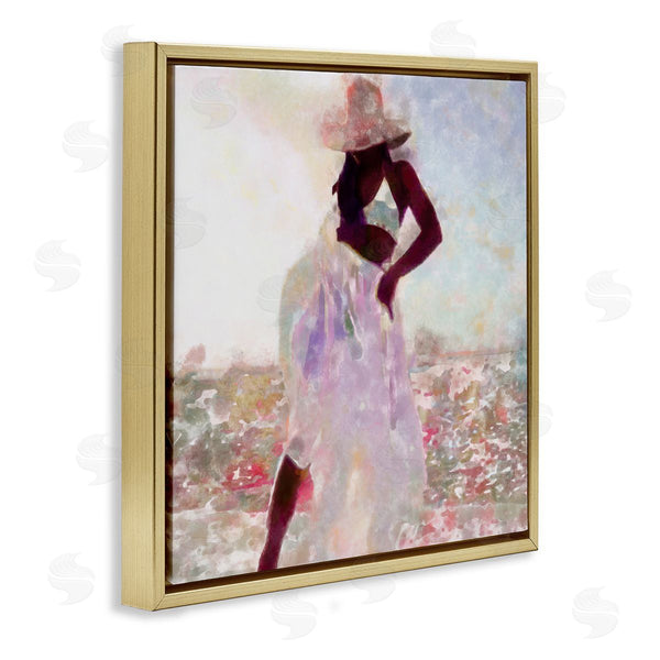 Stupell Industries Alonzo Saunders | Fashion Style Female Dancing In Floral Field