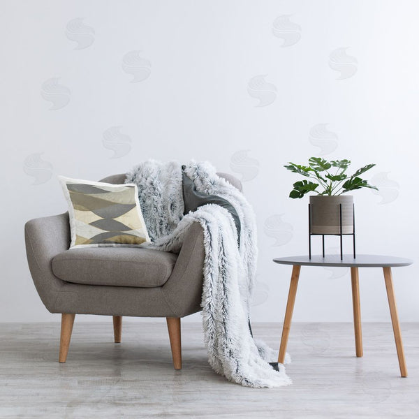 Stupell Industries Alonzo Saunders | Flowing Arch Shapes Printed Throw Pillow