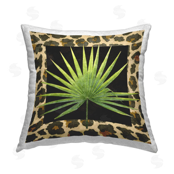 Stupell Industries Alonzo Saunders | Tropical Patterned Palm Printed Throw Pillow