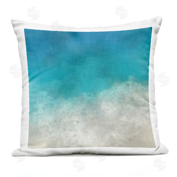 Stupell Industries Alpenglow Workshop | Aerial Beach Coast Shoreline View Printed Throw Pillow