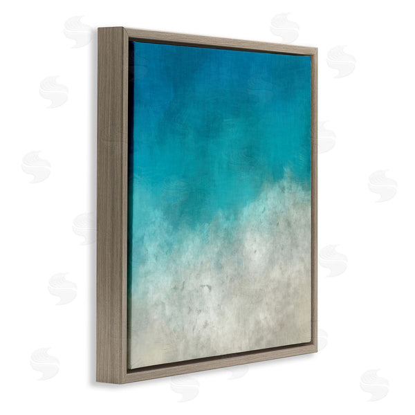 Stupell Industries Alpenglow Workshop | Aerial Ocean Shoreline View Sea Water Foam Wall Art