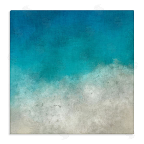 stupell industries Alpenglow Workshop | Aerial Ocean Shoreline View Sea Water Foam Wall Art