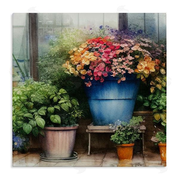 stupell industries Alpenglow Workshop | Blooming Flowers Vivid Garden Wall Art