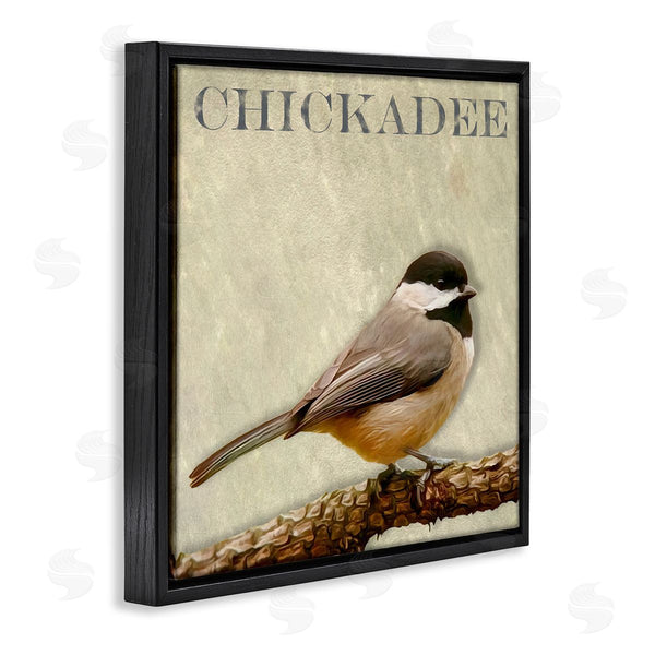 Stupell Industries Alpenglow Workshop | Chickadee Bird Tree Branch Text Illustration Wall Art