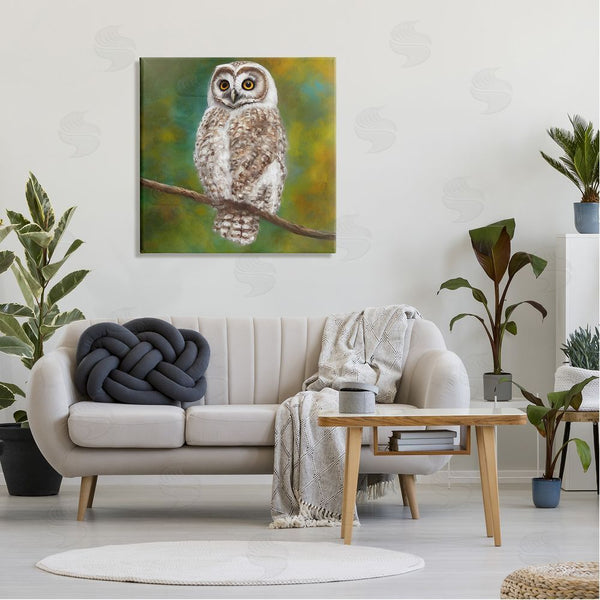 Stupell Industries Alpenglow Workshop | Detailed Wildlife Owl Bird Wall Art