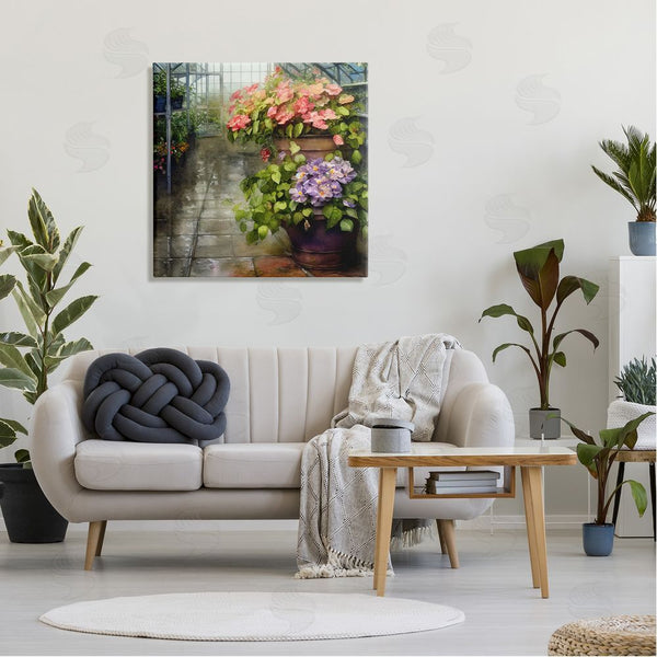 Stupell Industries Alpenglow Workshop | Spring Blossoms Greenhouse Garden Wall Art