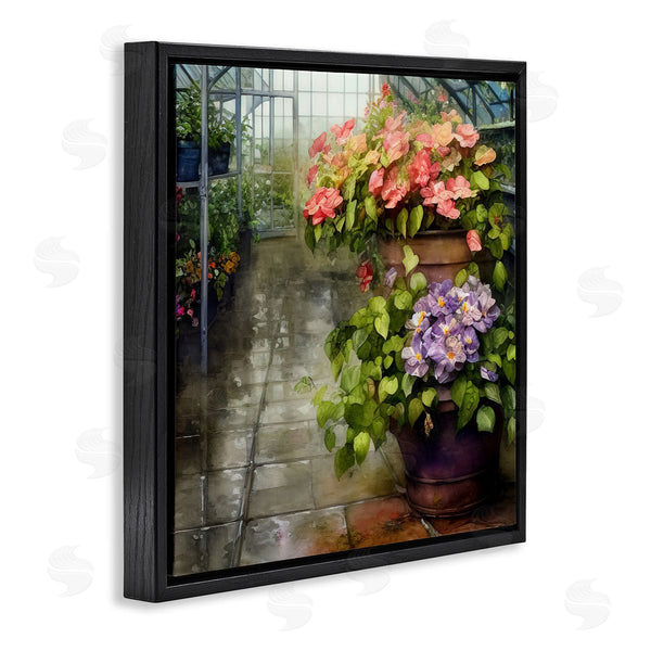 Stupell Industries Alpenglow Workshop | Spring Blossoms Greenhouse Garden Wall Art