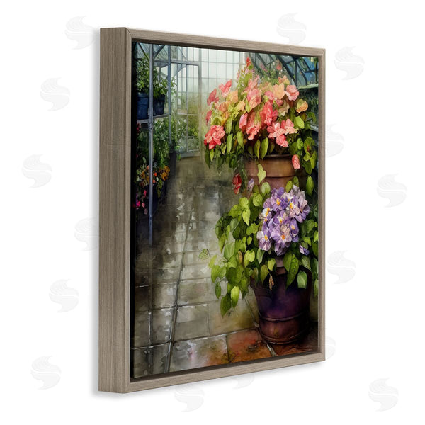 Stupell Industries Alpenglow Workshop | Spring Blossoms Greenhouse Garden Wall Art