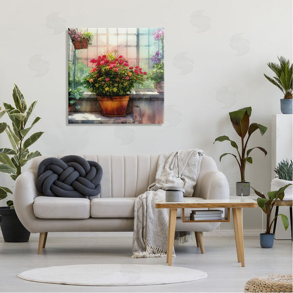 Stupell Industries Alpenglow Workshop | Vivid Flower Blooms Greenhouse Wall Art