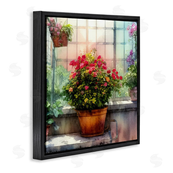Stupell Industries Alpenglow Workshop | Vivid Flower Blooms Greenhouse Wall Art