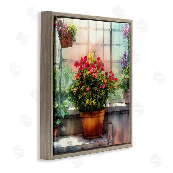 Stupell Industries Alpenglow Workshop | Vivid Flower Blooms Greenhouse Wall Art