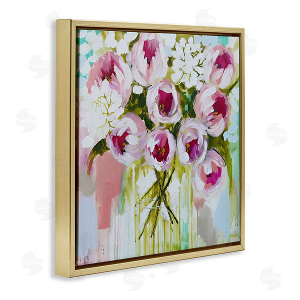 Stupell Industries Amanda Brooks | Abstract Peony Cluster