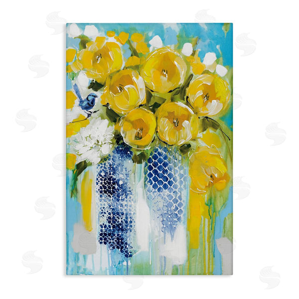 stupell industries Amanda Brooks | Sunshine Yellow Flowers