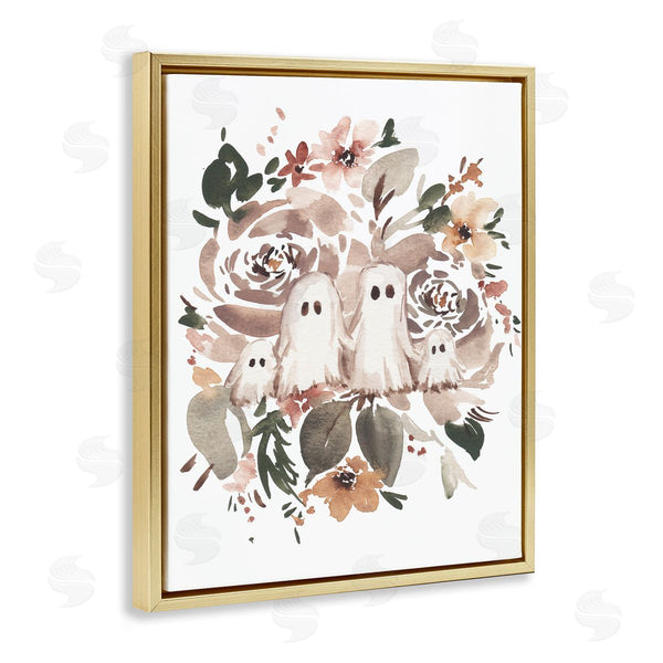 Stupell Industries Amanda Cook | Little Ghosts With Botanicals