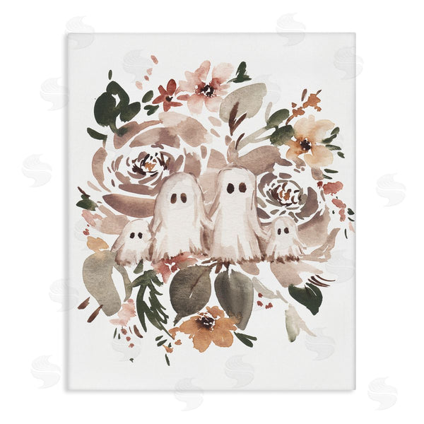 stupell industries Amanda Cook | Little Ghosts with Botanicals