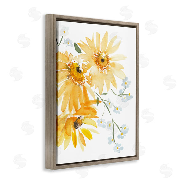 Stupell Industries Amanda Cook | Modern Yellow Daisies