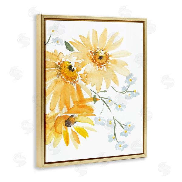 Stupell Industries Amanda Cook | Modern Yellow Daisies