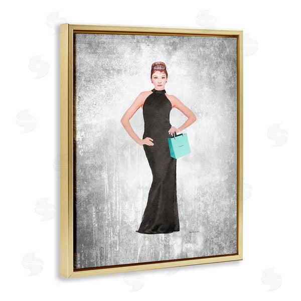 Stupell Industries Amanda Greenwood | Audrey With Blue Bag