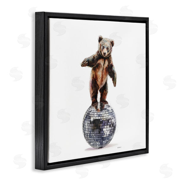 Stupell Industries Amanda Greenwood | Bear Balancing On Disco Ball