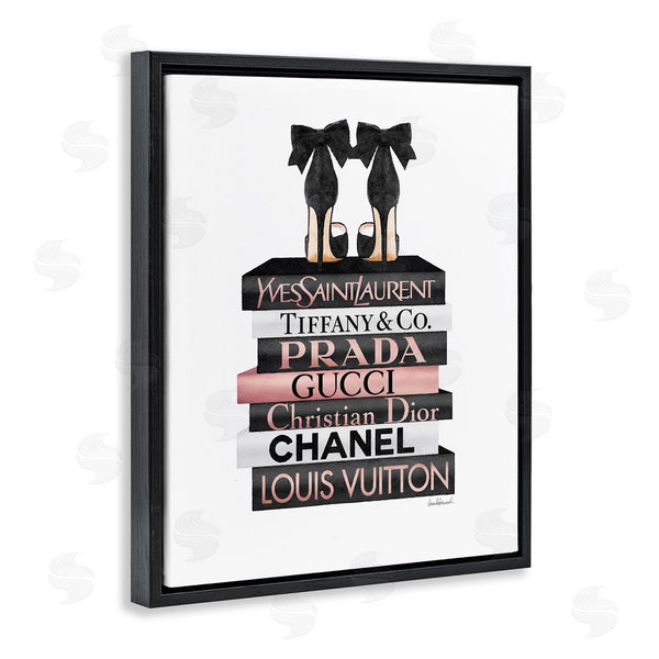 Stupell Industries Amanda Greenwood | Black Heels On Tall Bookstack