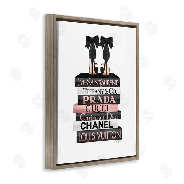 Stupell Industries Amanda Greenwood | Black Heels On Tall Bookstack