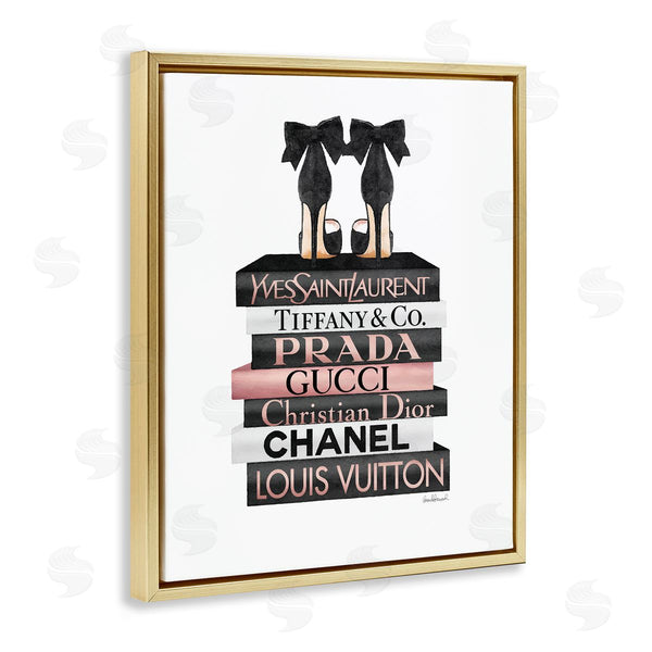 Stupell Industries Amanda Greenwood | Black Heels On Tall Bookstack