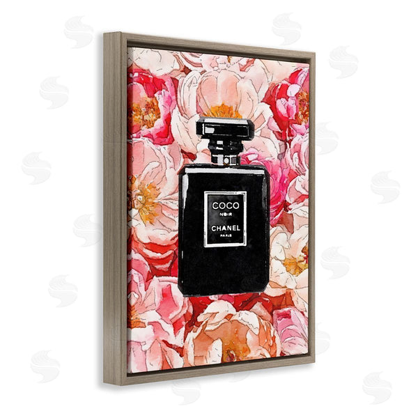Stupell Industries Amanda Greenwood | Black Perfume Pink Flowers