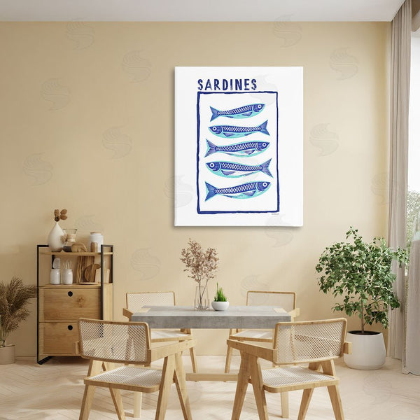 Stupell Industries Amanda Greenwood | Blocked Sardines Pattern Wall Art